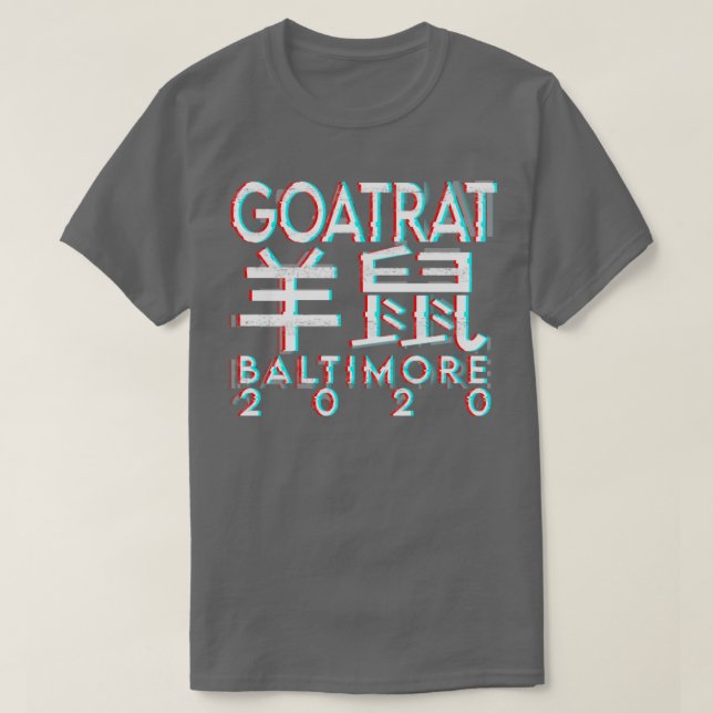 Goatrat Baltimore 2020 T-Shirt (Design vorne)
