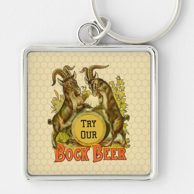 Goats Bock Beer Advertising Schlüsselanhänger (Vorne)