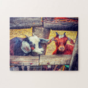 Goats Hood River Oregon. Puzzle