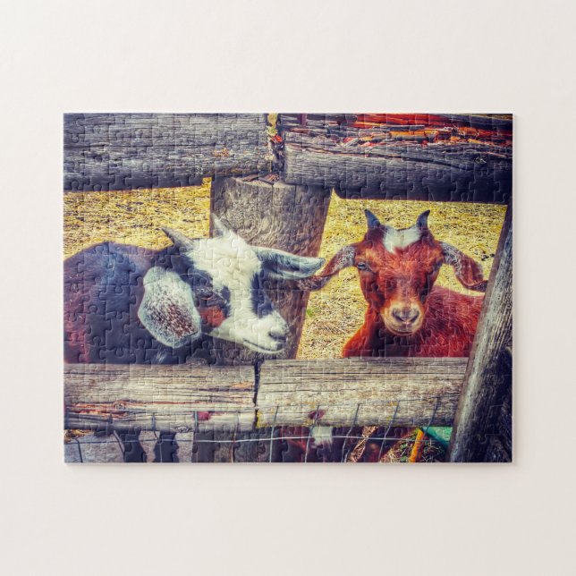 Goats Hood River Oregon. Puzzle (Horizontal)