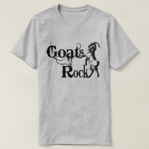 GOATS ROCK von TotallyGoatally™ T-Shirt