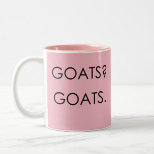 GOATS ROCK   von TotallyGoatally™ Zweifarbige Tasse