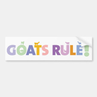 GOATSRULE.CR AUTOAUFKLEBER