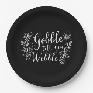 Gobble bis du wackelst pappteller