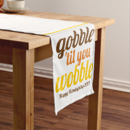 Gobble 'bis du witzigen fallen Freundschaft wunden Kurzer Tischläufer
