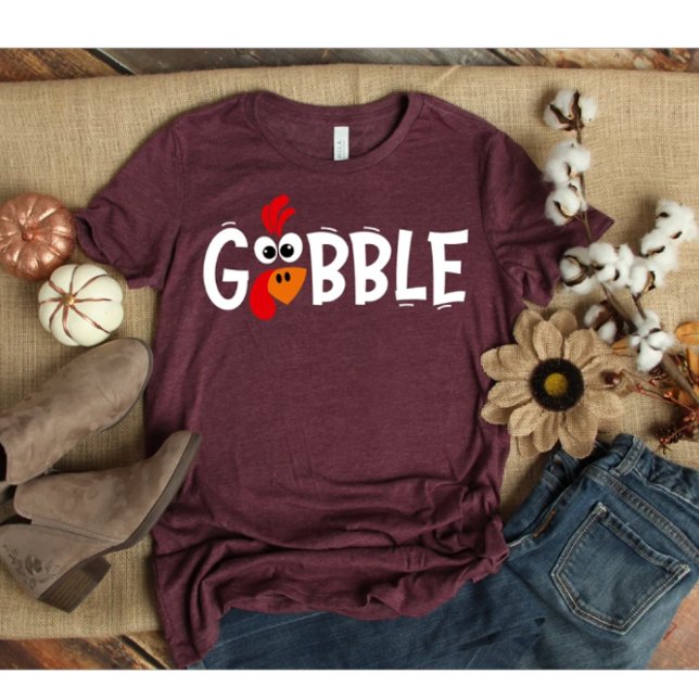 Gobble Erntedank Shirt , lustiger Erntedank (Von Creator hochgeladen)
