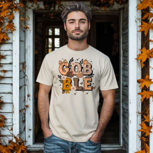 Gobble Fall Holiday Fall Boho Erntedank T-Shirt
