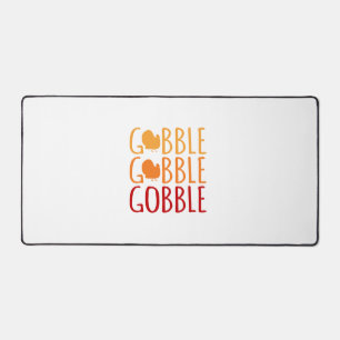 Gobble Funny Erntedank Türkei Familienfrauen Schreibtischunterlage