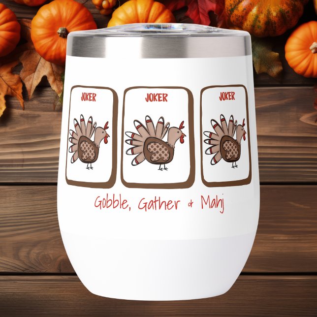 Gobble, Gather & Mahj Thanksgiving Truthahn Mahjon (Von Creator hochgeladen)