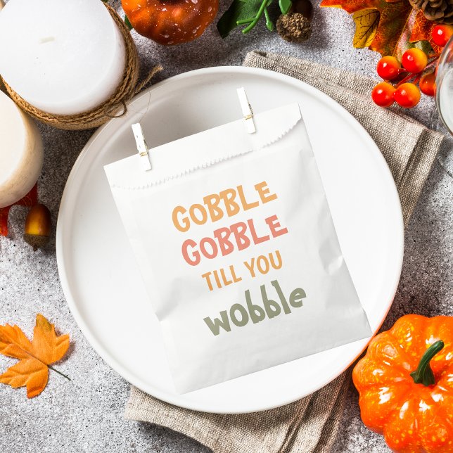 Gobble Gobble bis du träumst | ERNTEDANK Geschenktütchen (Von Creator hochgeladen)