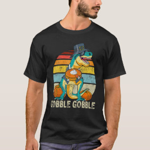 Gobble Gobble Erntedank Boys Dinosaur T Rex Kid T-Shirt
