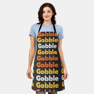 Gobble Gobble Erntedank Schürze
