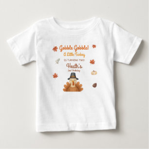 Gobble Gobble Kleiner Truthahn Geburtstag Baby T-shirt