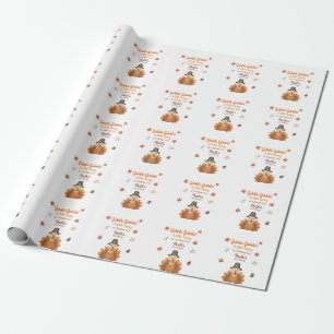 Gobble Gobble Kleiner Truthahn Geburtstag Geschenkpapier