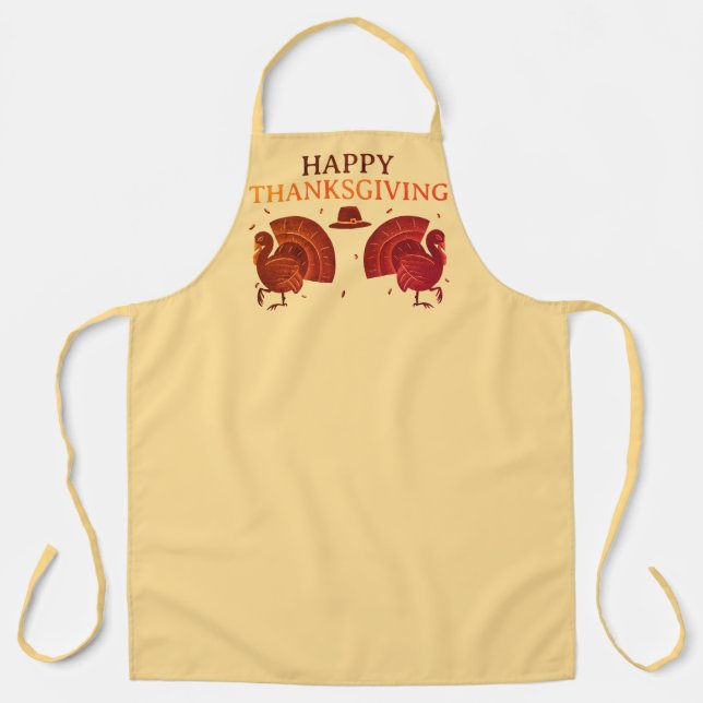 Gobble Gobble Thanksgiving Apron Schürze (Vorderseite)
