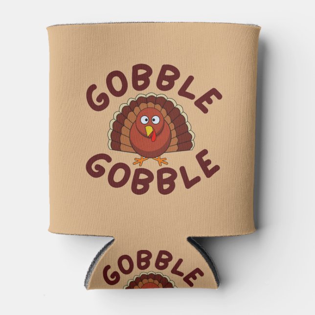 Gobble Gobble Thanksgiving  Dosenkühler (Vorderseite)