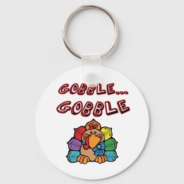 GOBBLE GOBBLE TÜRKEI SCHLÜSSELANHÄNGER (Vorderseite)