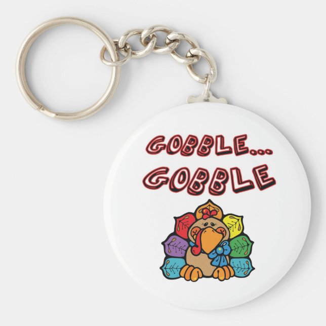 GOBBLE GOBBLE TÜRKEI SCHLÜSSELANHÄNGER (Vorne)