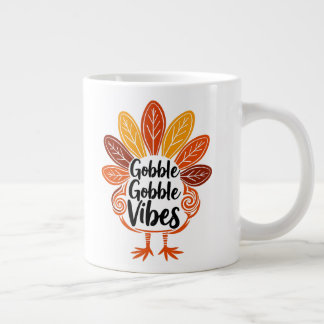 Gobble Gobble Vibes Jumbo-Tasse