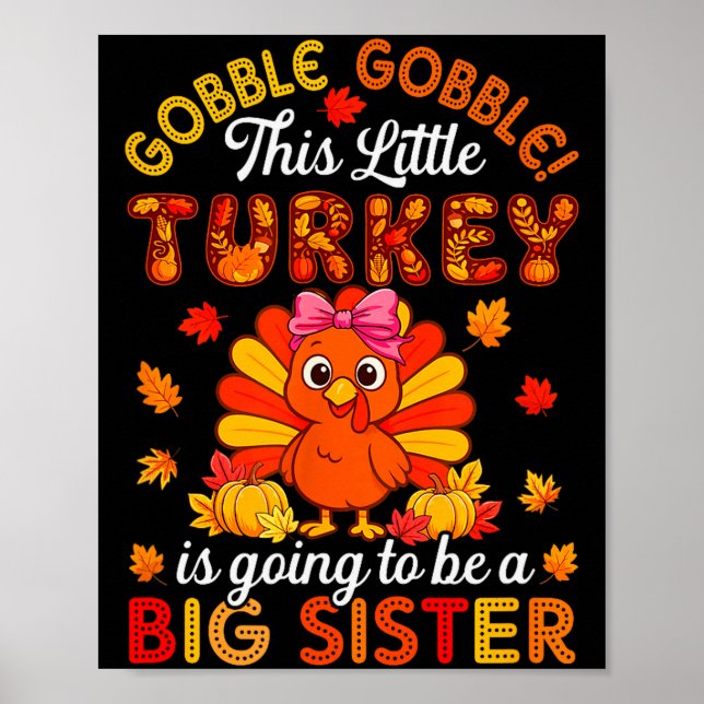 Gobble Little Turkey Is Going To Be Big Brother Th Poster (Vorne)