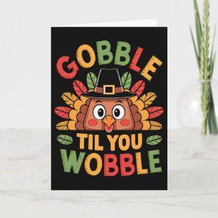 Gobble Til Sie wobben Türkei Kleinkind Kinder von Karte