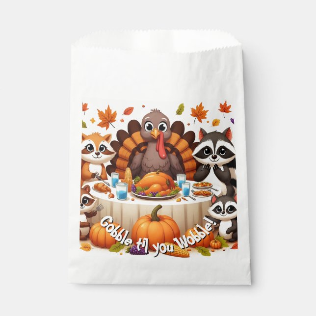 Gobble til we Wobble Geschenktütchen (Vorderseite)