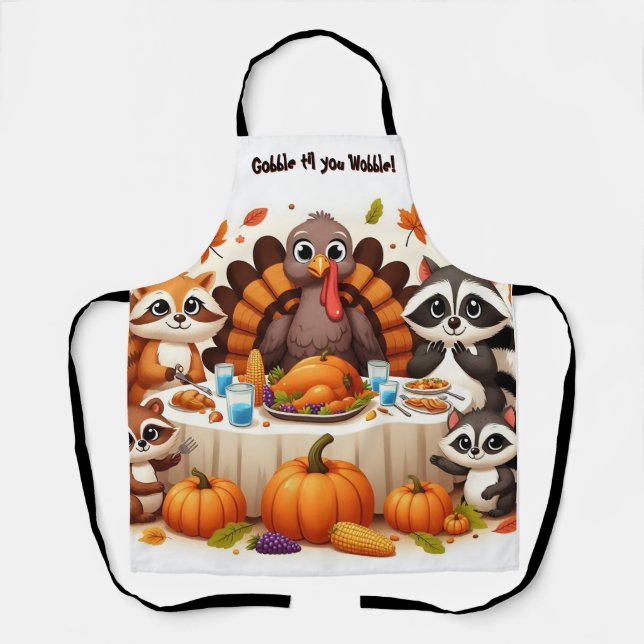 Gobble til we Wobble Schürze (Vorderseite)