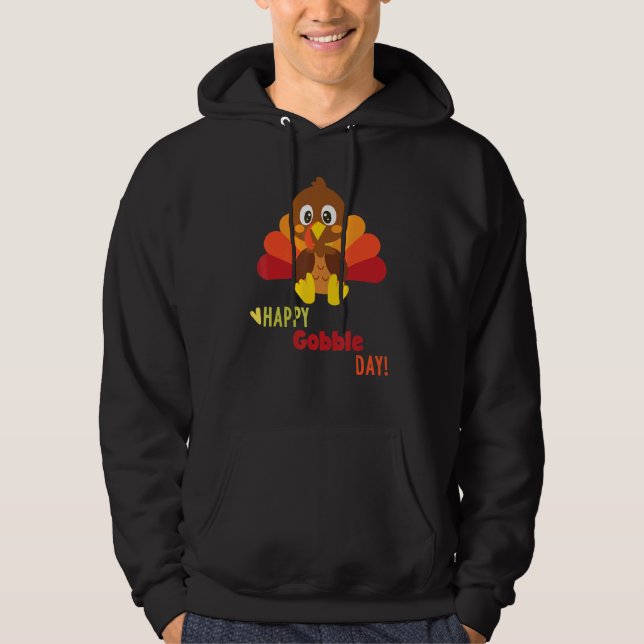 Gobble Til You Wobble Hoodie (Vorderseite)