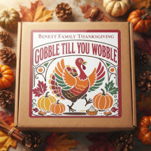 Gobble Till You Wobble Familienname Thanksgiving