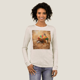 Gobble Till You Wobble - Thanksgiving-Hundemama-T- Tri-Blend Shirt