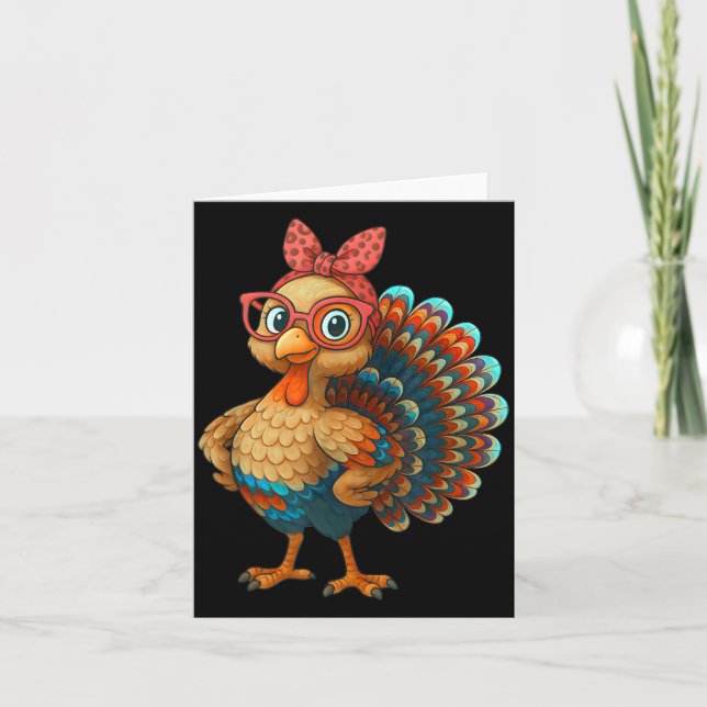 Gobble Turkey Day Happy Thanksgiving For Toddlers  Karte (Vorderseite)