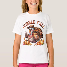 Gobble y'all western Thanksgiving T-Shirt