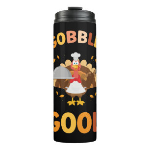 Gobblegool Truthahn Erntedankfest Thermosbecher