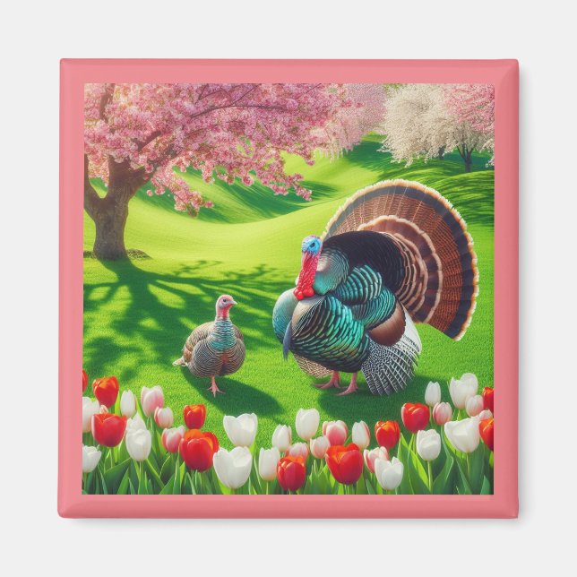 Gobbler Turkey Magnet (Vorne)