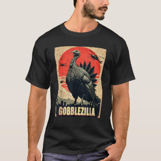 Gobblezilla Türkei Spaß Unisex Erwachsene Kinder S T-Shirt