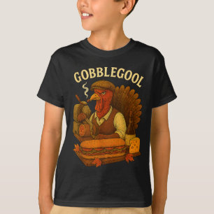 Gobbol Truthahn-Trott Thanksgiving-Gekrächze für F T-Shirt