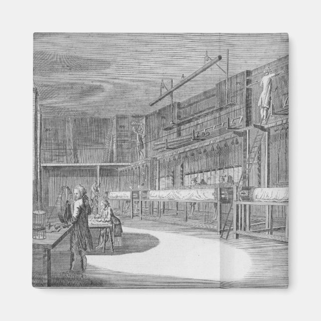 Gobelin-Workshops aus der Enzyklopädie von Deni Magnet (Vorne)