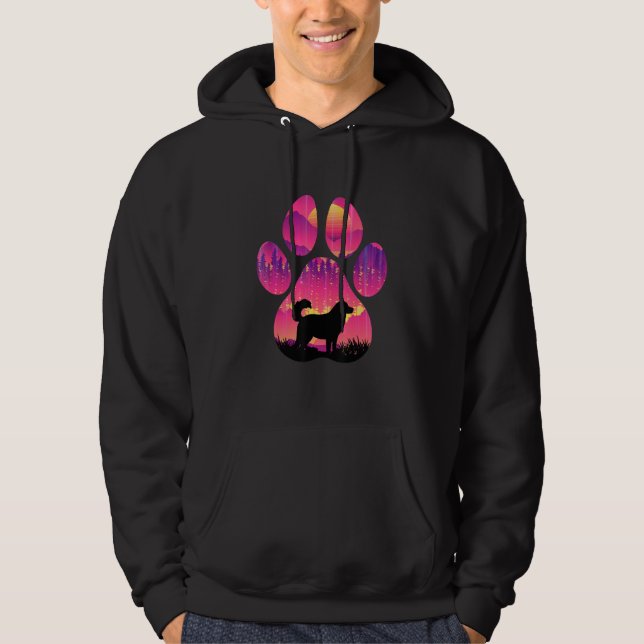 Goberian Paw Mom Dad Dog  Women Men Hoodie (Vorderseite)