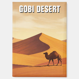 Gobi Desert Camel Travel Magnet