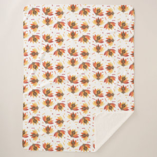 Goble Türkei Erntedank Pattern farbenfroh Sherpadecke