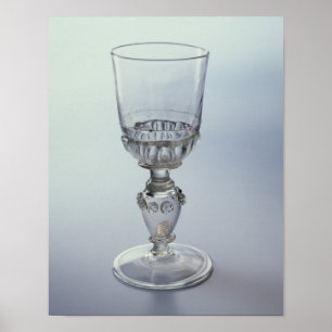 Goblet mit runder Trichterschale Poster