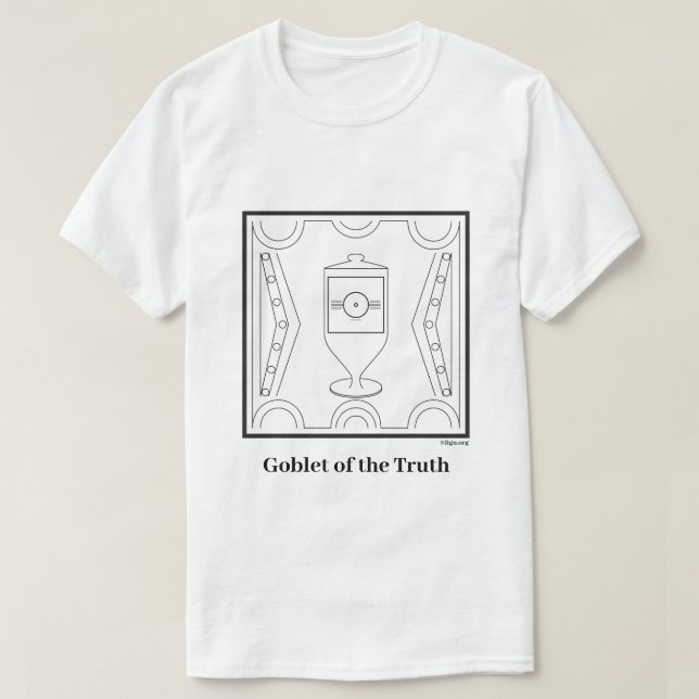 Goblet of the Truth Symbol T-Shirt (Design vorne)