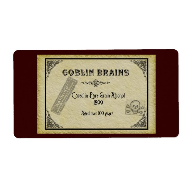 Goblin Brains Label (Vorne)