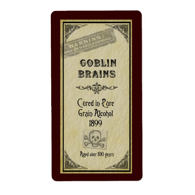 Goblin Brains Label (Vorne)
