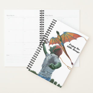 Goblin Child Flying Dragon Drache Fantasieplaner Planer