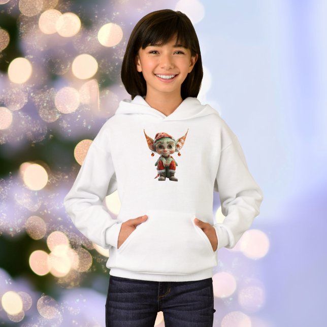 Goblin Christmas Elf Girl's Hoodie (Von Creator hochgeladen)