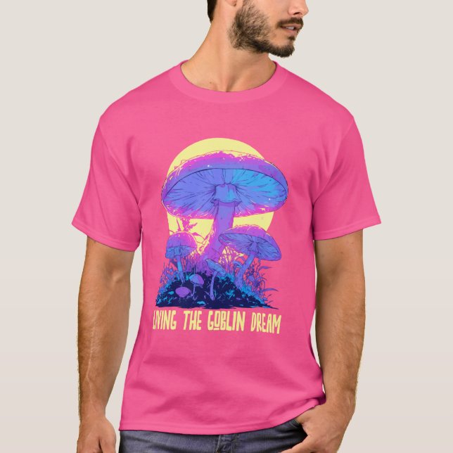 Goblin Dream Psychedelic Mushrooms Gobl T-Shirt (Vorderseite)