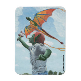 Goblin Flying Dragon Kite Flexible Fantasy Magnet