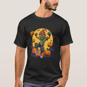 Goblin Ghoul Demon Monster Creepy Kürbislaterne H T-Shirt