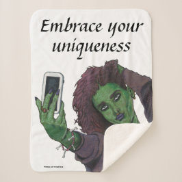 Goblin Girl Cell Selfie Fantastische Bergwelten im Sherpadecke